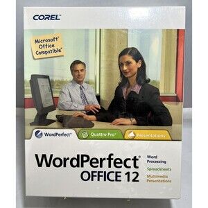 Corel WordPerfect Office 12 [Brand New - Sealed] 735163100716 - New & Enhanced